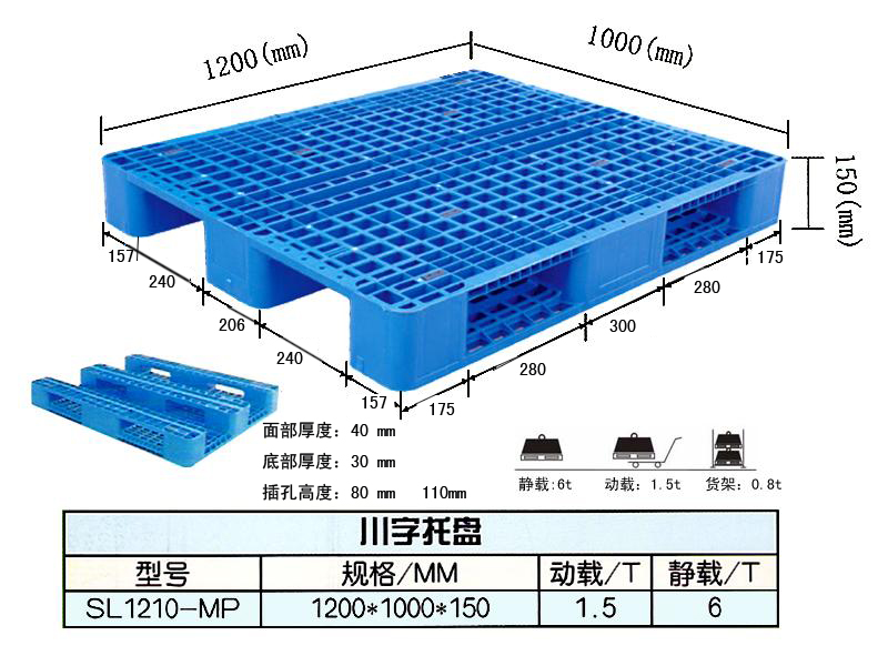 川字型塑料托盤(pán)